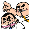 [あんどん丸] の【同乗二人 ～または憧れの太おじ上司と車に乗って取引先に向かったら俺たちのシフトレバーがギンギンになってしまった件】