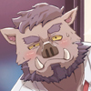 [ほいちワークス] の【猪おっさんとネカフェで一晩 | Overnight with a Boar-Geezer at the Net Cafe】